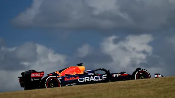 AUSTIN, TEXAS - OCTOBER 23: Max Verstappen of the Netherlands driving the (1) Oracle Red Bull