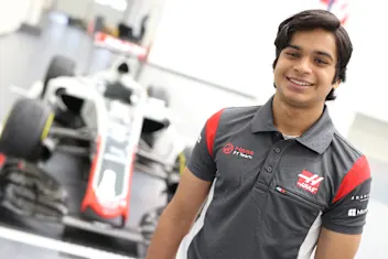 Haas development driver Arjun