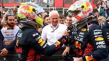 BAKU, AZERBAIJAN - APRIL 30: Red Bull Racing Team Consultant Dr Helmut Marko looks on as Race