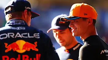 SAO PAULO, BRAZIL - NOVEMBER 04: Sprint winner Max Verstappen of the Netherlands and Oracle Red