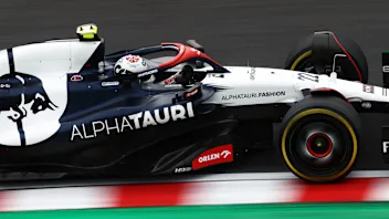 SUZUKA, JAPAN - SEPTEMBER 22: Yuki Tsunoda of Japan driving the (22) Scuderia AlphaTauri AT04 on