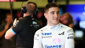 MEXICO CITY, MEXICO - OCTOBER 27: Jack Doohan of Australia and Alpine F1 looks on in the garage