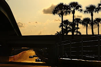 MIAMI, FLORIDA - MAY 05: A general view of the action during practice ahead of the F1 Grand Prix of