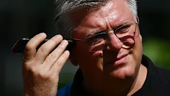 MIAMI, FLORIDA - MAY 04: Otmar Szafnauer, Team Principal of Alpine F1 looks on in the Paddock