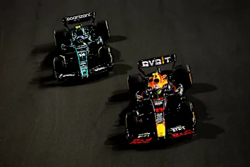 JEDDAH, SAUDI ARABIA - MARCH 19: Sergio Perez of Mexico driving the (11) Oracle Red Bull Racing