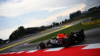 BARCELONA, SPAIN - JUNE 02: Max Verstappen of the Netherlands driving the (1) Oracle Red Bull