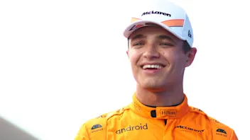 BARCELONA, SPAIN - JUNE 03: Third placed qualifier Lando Norris of Great Britain and McLaren looks
