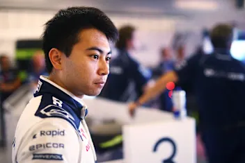 ABU DHABI, UNITED ARAB EMIRATES - NOVEMBER 28: Ayumu Iwasa of Japan and Scuderia AlphaTauri