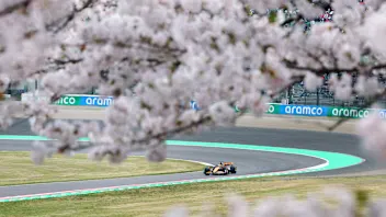 SUZUKA, JAPAN - APRIL 05: Charles Leclerc of Monaco driving the (16) Ferrari SF-24 and Fernando