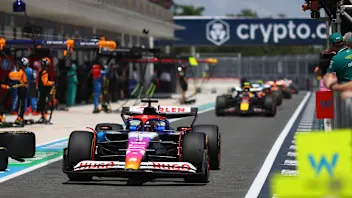 MIAMI, FLORIDA - MAY 04: Daniel Ricciardo of Australia and Visa Cash App RB in the Pitlane during