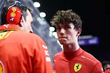 JEDDAH, SAUDI ARABIA - MARCH 09: Oliver Bearman of Great Britain and Ferrari prepares to drive on