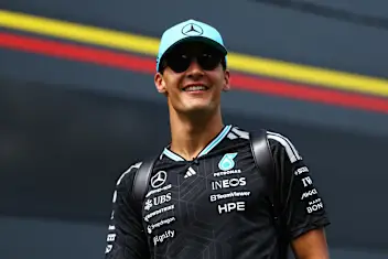 BARCELONA, SPAIN - JUNE 11: George Russell of Great Britain and Mercedes AMG Petronas F1 Team
