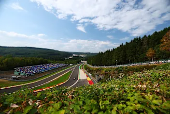 SPA, BELGIUM - JULY 17: Charles Leclerc of Monaco driving the (16) Scuderia Ferrari SF-26 on track
