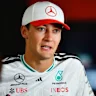 MONZA, ITALY - SEPTEMBER 06: Second placed George Russell of Great Britain and Mercedes AMG