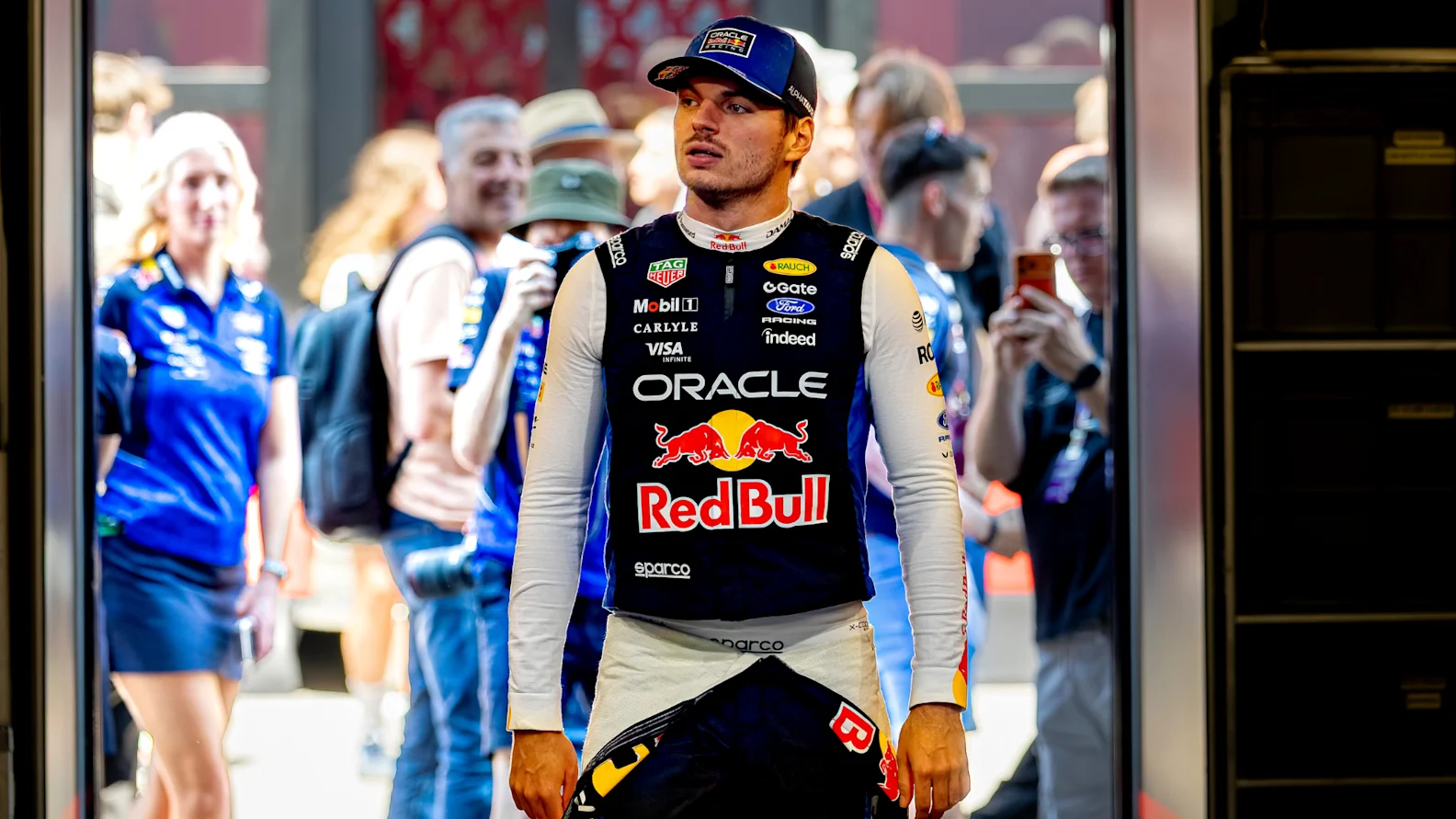 BARCELONA, SPAIN - JUNE 13: Fifth placed qualifier Max Verstappen of the Netherlands and Oracle Red