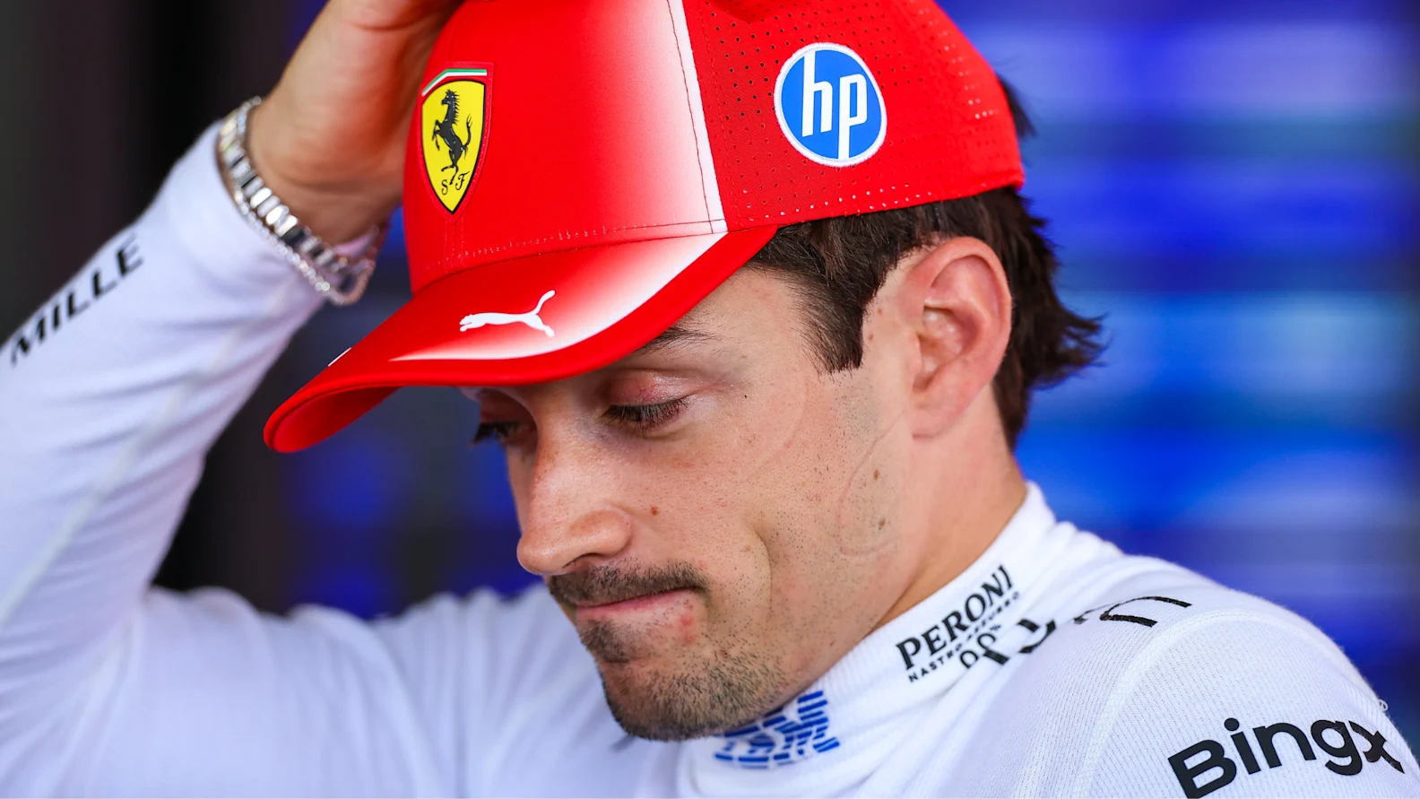 BARCELONA, SPAIN - JUNE 13: Tenth placed qualifier Charles Leclerc of Monaco and Scuderia Ferrari