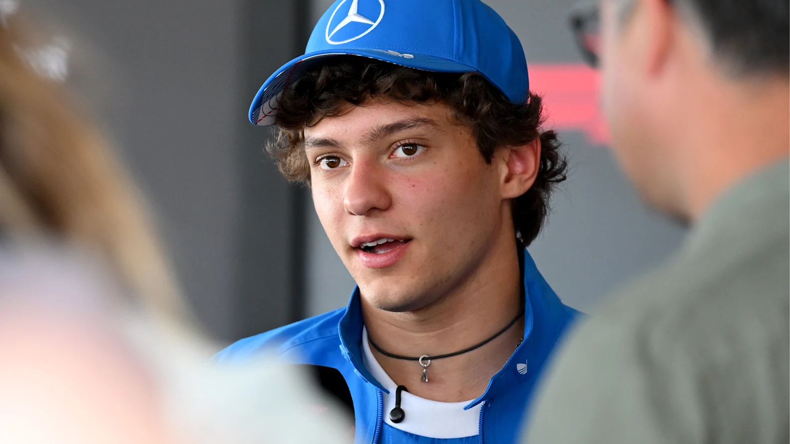 NORTHAMPTON, ENGLAND - JULY 02: Andrea Kimi Antonelli of Italy and Mercedes AMG Petronas F1 Team