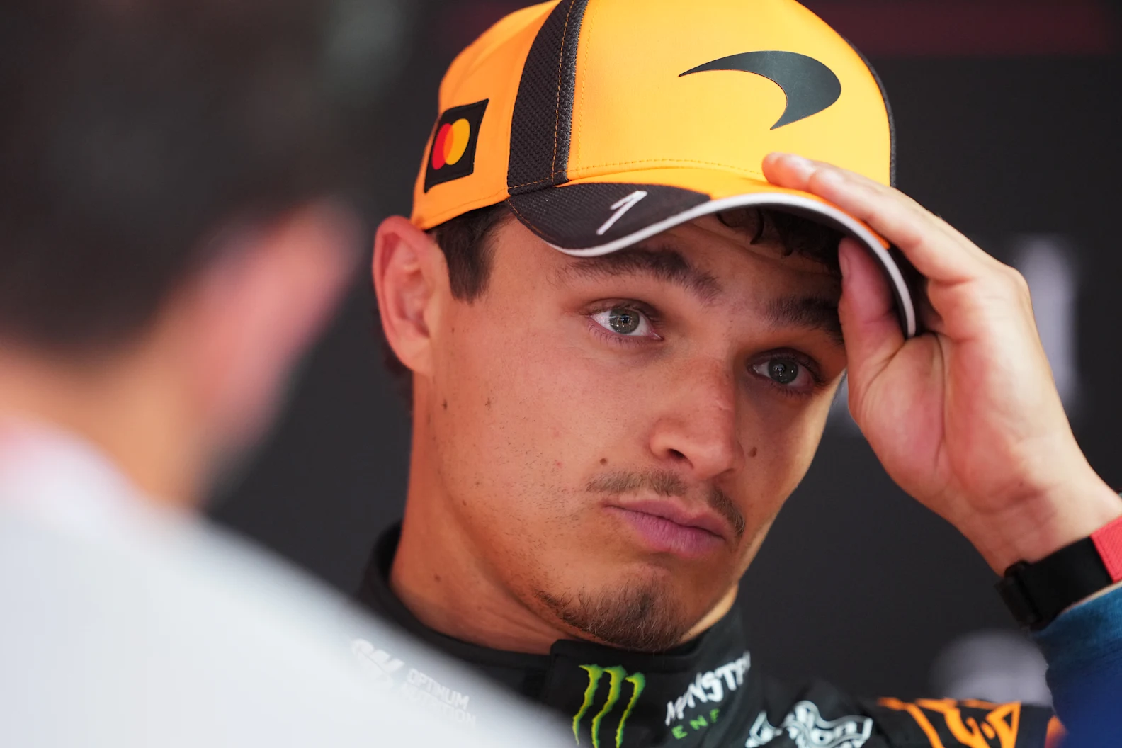 SPA, BELGIUM - JULY 18: Third placed qualifier Lando Norris of Great Britain and McLaren is