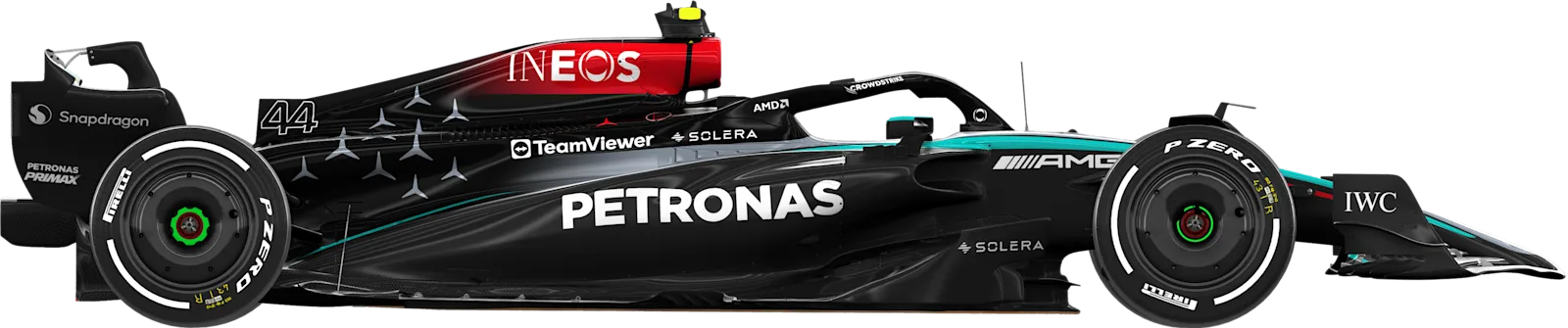 Mercedes 2024 car, side view