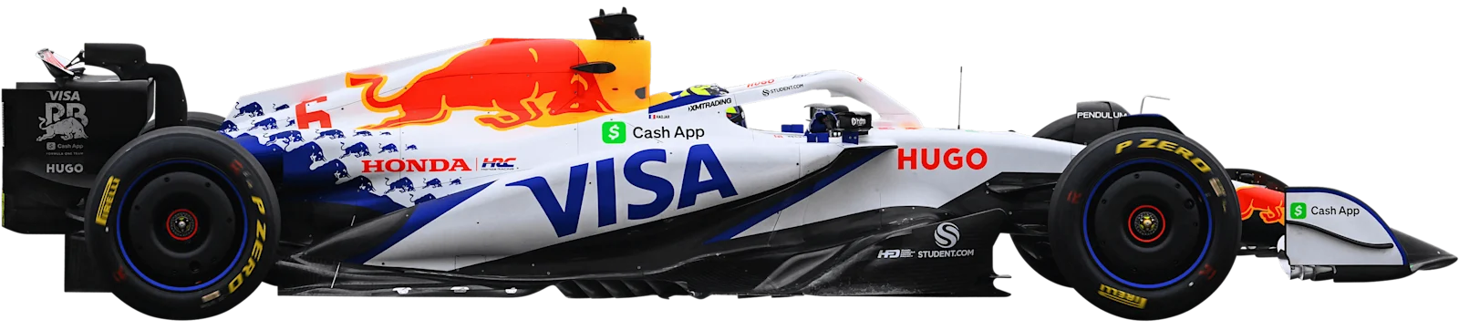 RB F1 Team 2025 car, side view