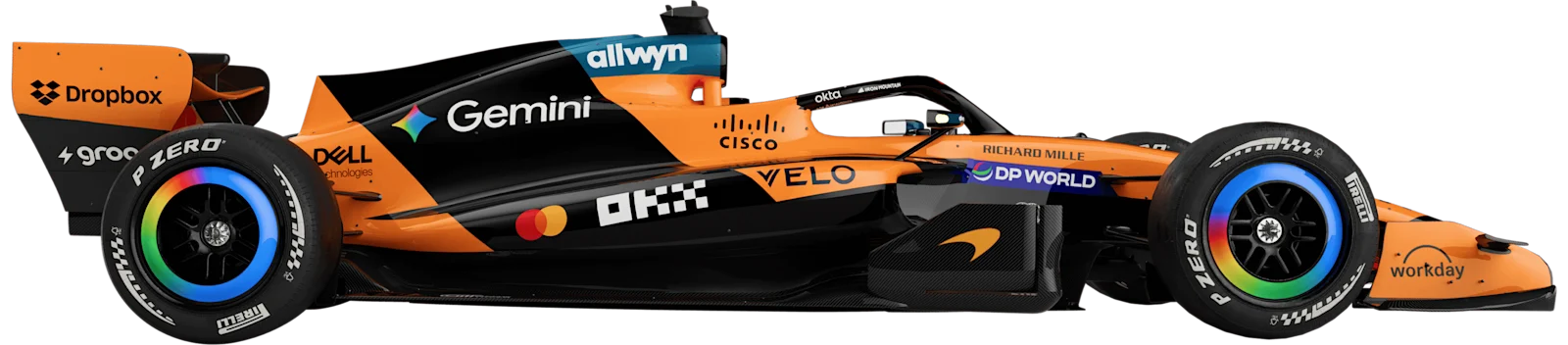 McLaren, 2026 car, side view