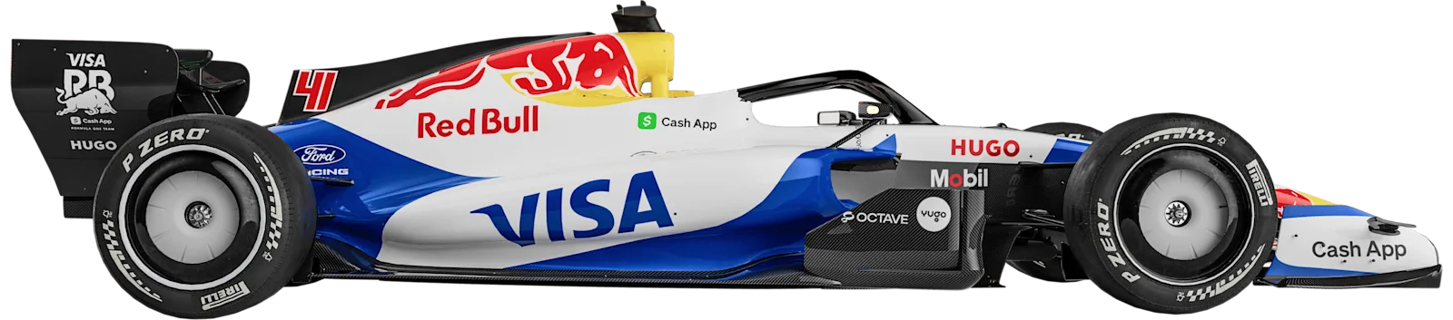 RB F1 Team 2026 car, side view