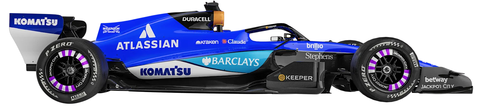 Williams, 2026 car, side view