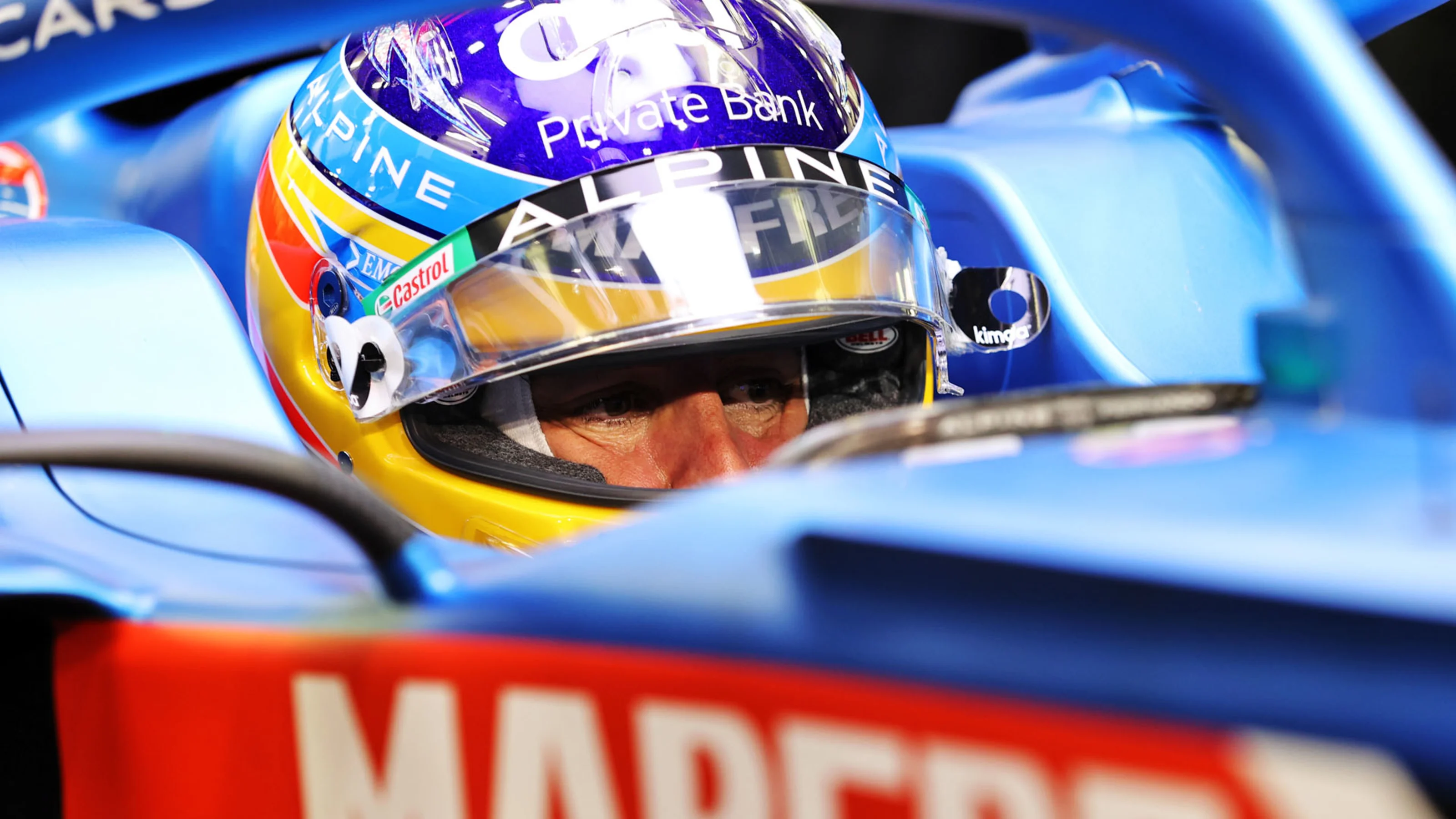 Fernando Alonso (ESP) Alpine F1 Team A521.
Bahrain Grand Prix, Friday 26th March 2021. Sakhir,