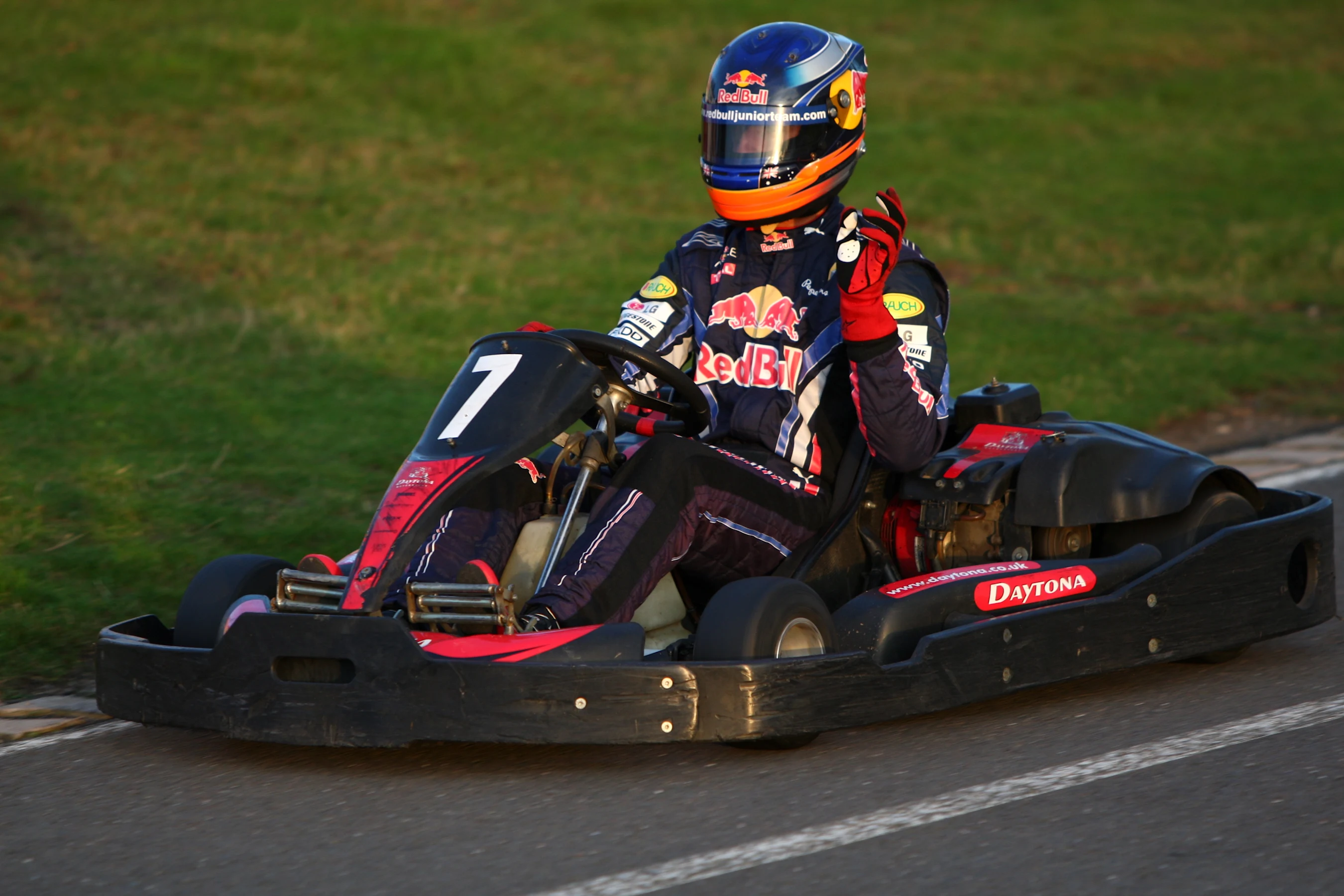 Daniel Ricciardo (AUS). Chris van der Drift Charity Karting Event, Daytona, Milton Keynes,