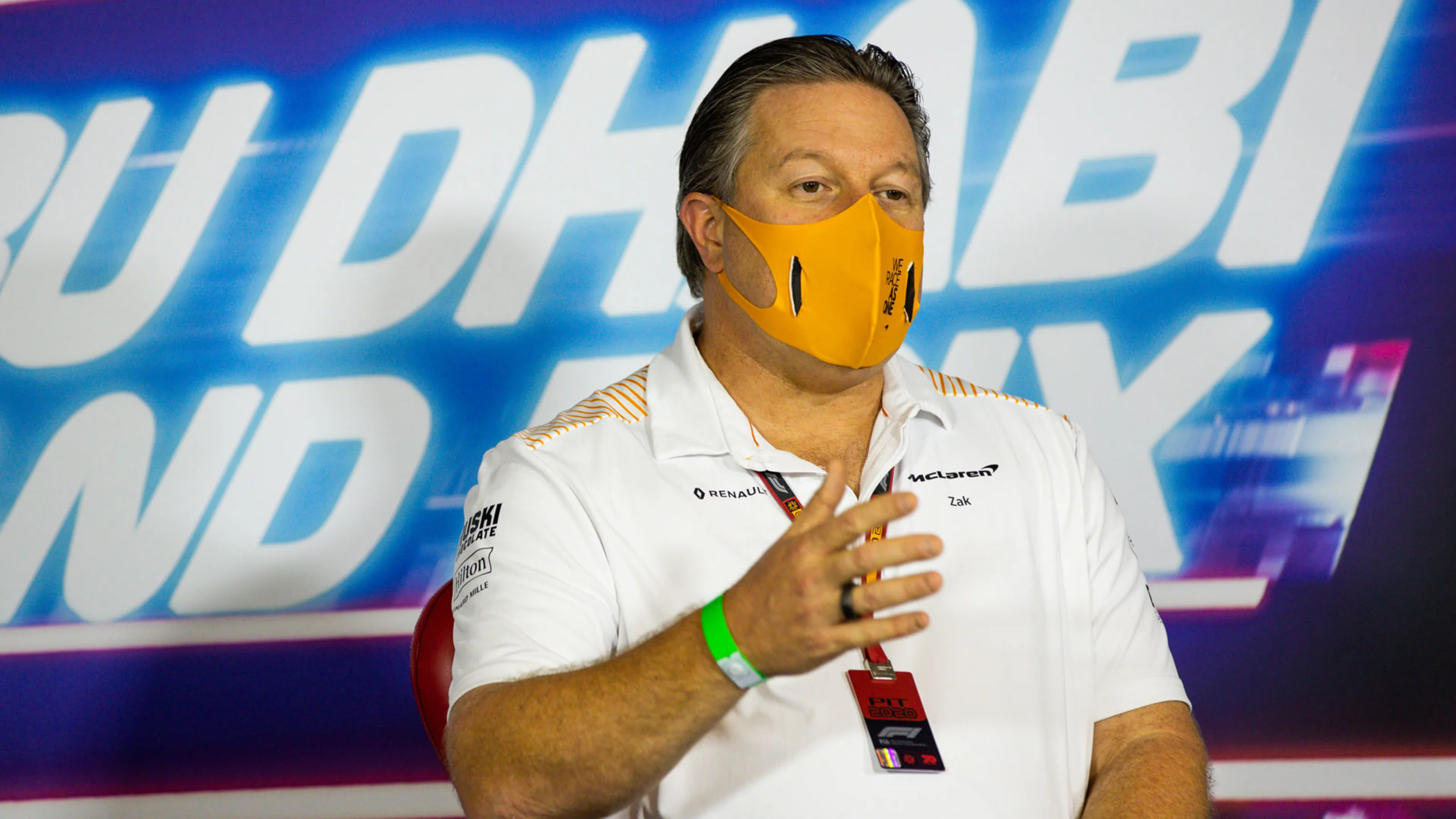 BROWN Zak (usa), Chief Executive Officer of McLaren Racing, portrait, press conference during the