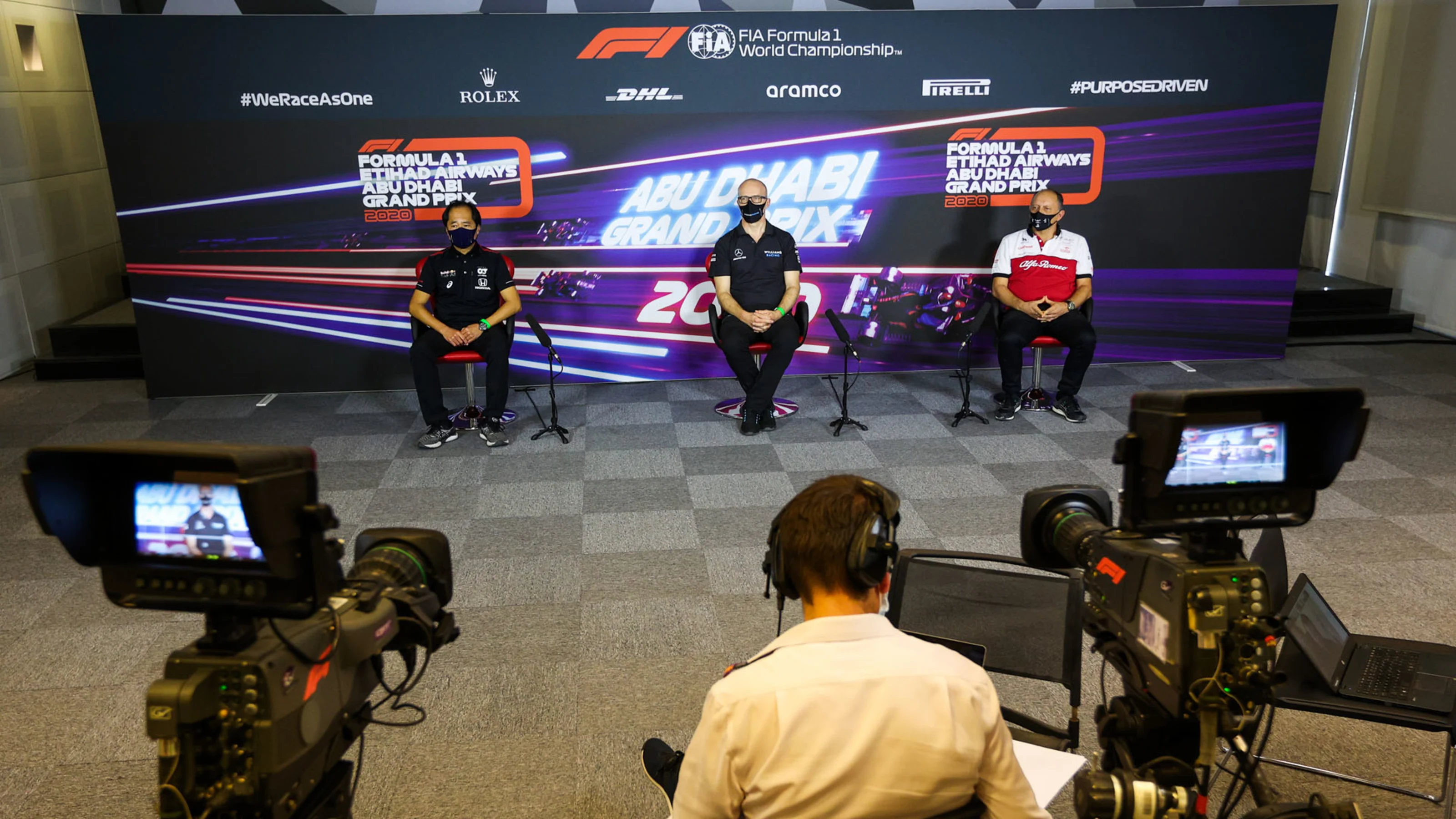 TANABE Toyoharu, Technical Director of Honda Racing F1, VASSEUR Frederic (fra), Team Principal of