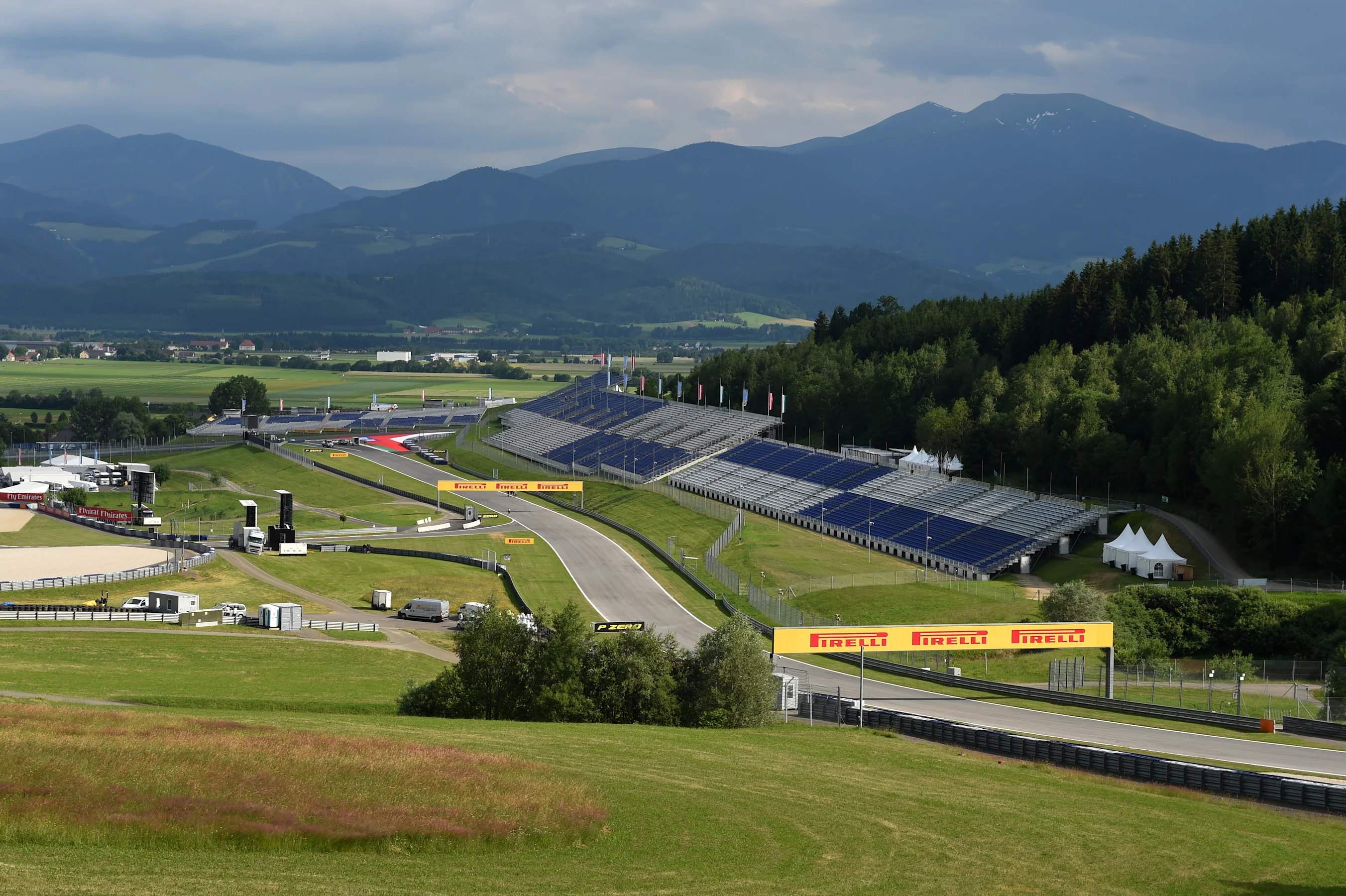Track view. Formula One World Championship, Rd8, Austrian Grand Prix, Preparations, Spielberg,