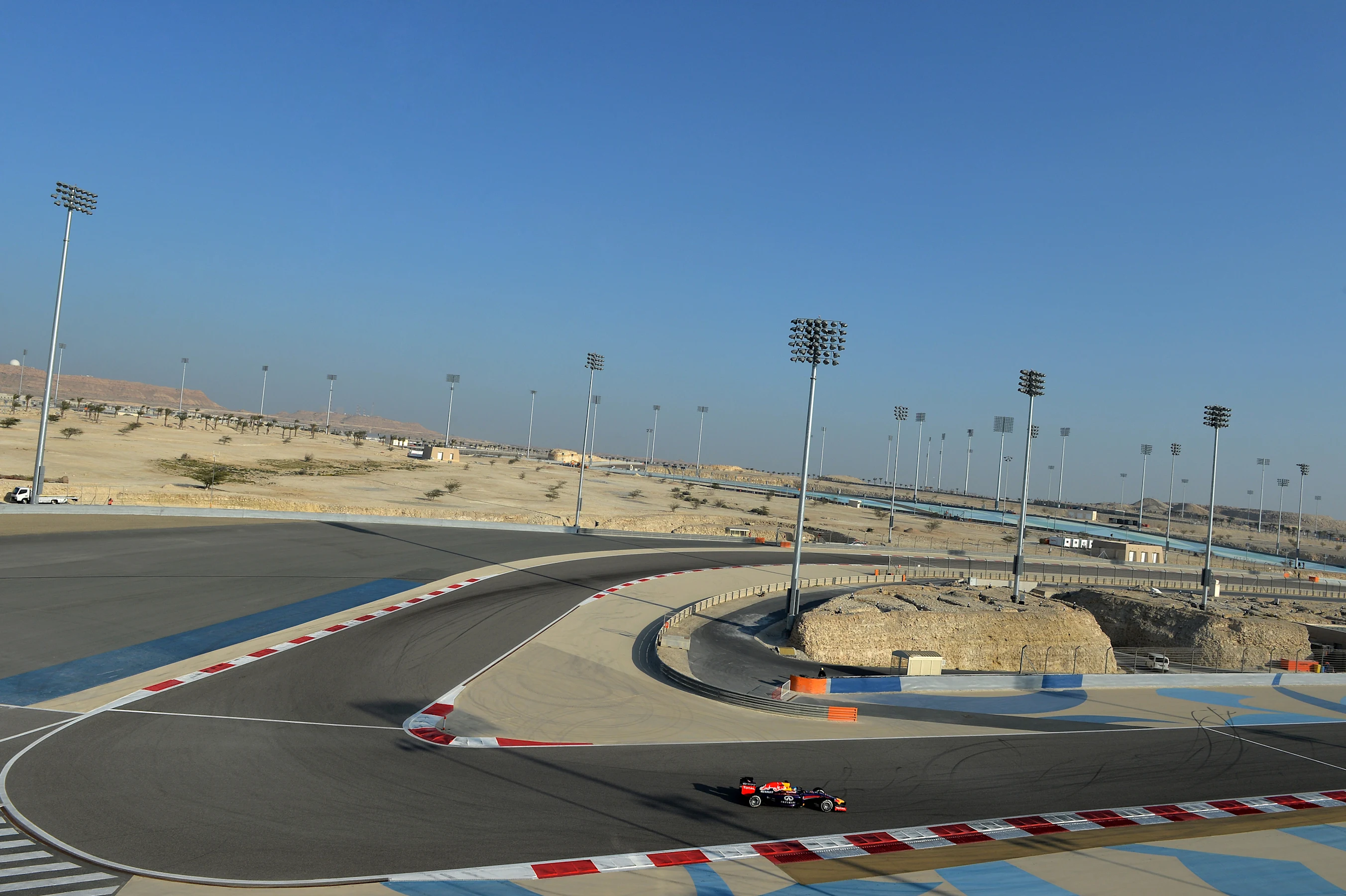 Sebastian Vettel (GER) Red Bull Racing RB10. Formula One Testing, Day Two, Bahrain International