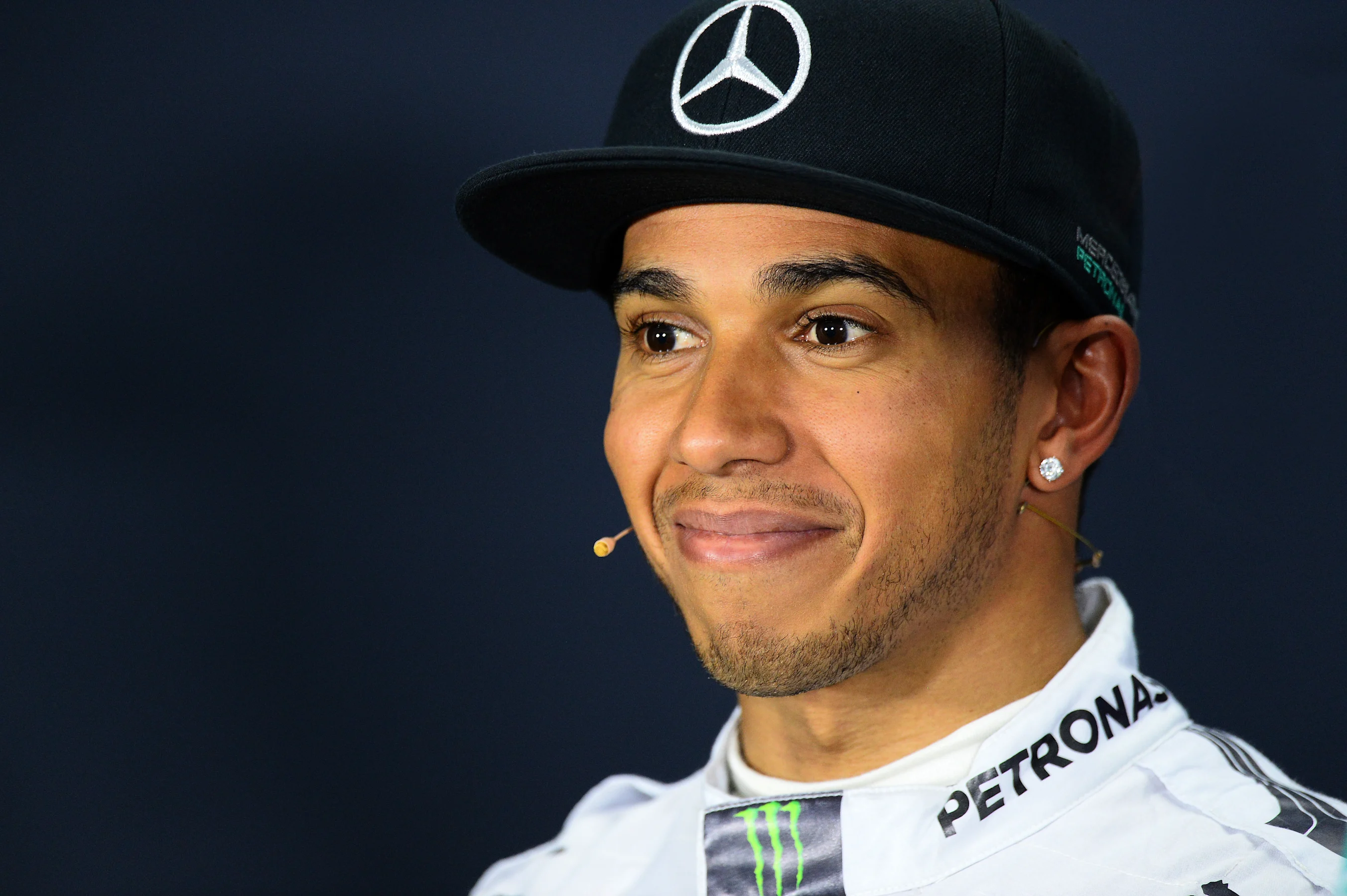 Lewis Hamilton (GBR) Mercedes AMG F1 in the Press Conference. Formula One World Championship, Rd3,