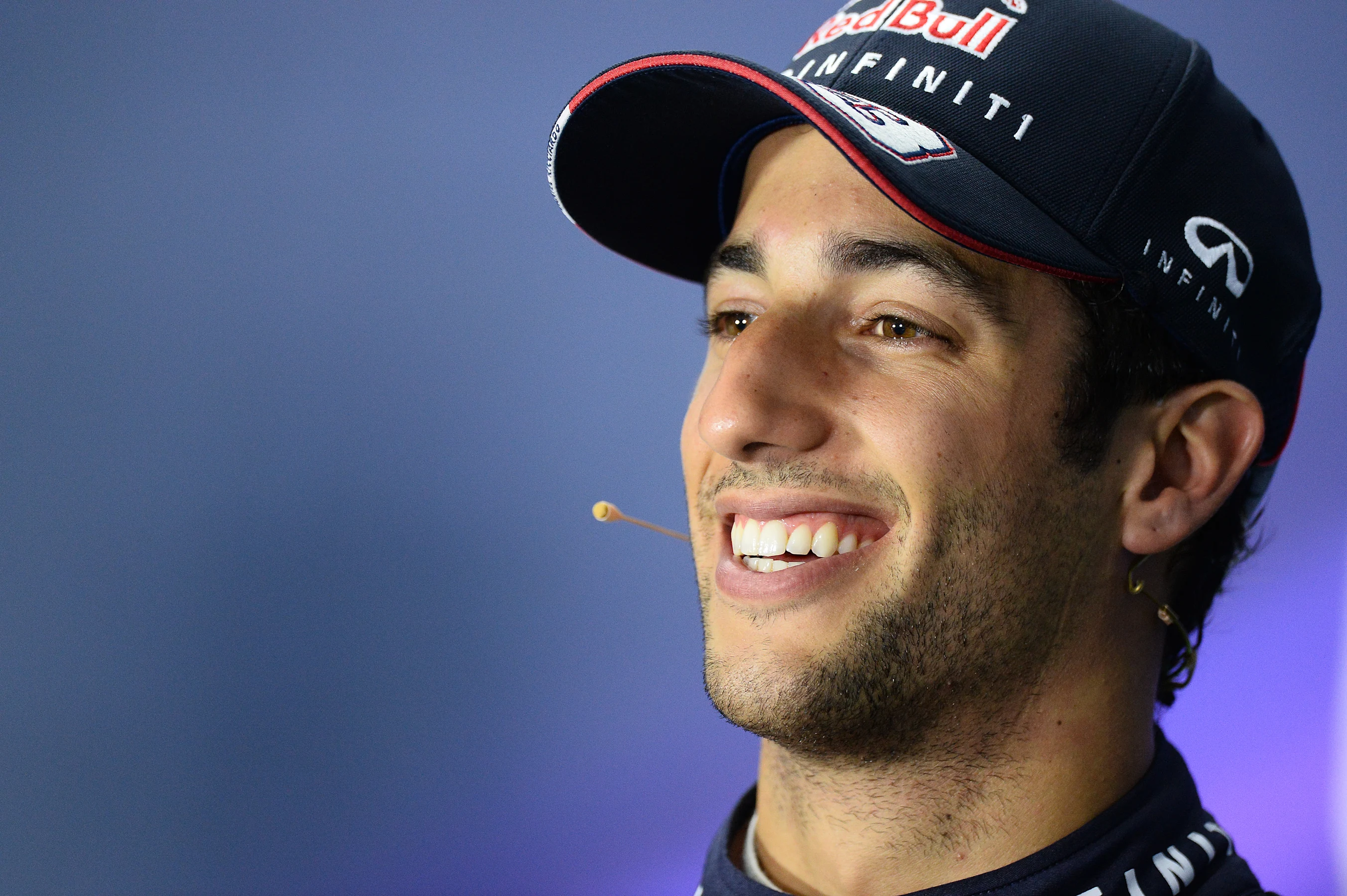 Daniel Ricciardo (AUS) Red Bull Racing in the Press Conference. Formula One World Championship,