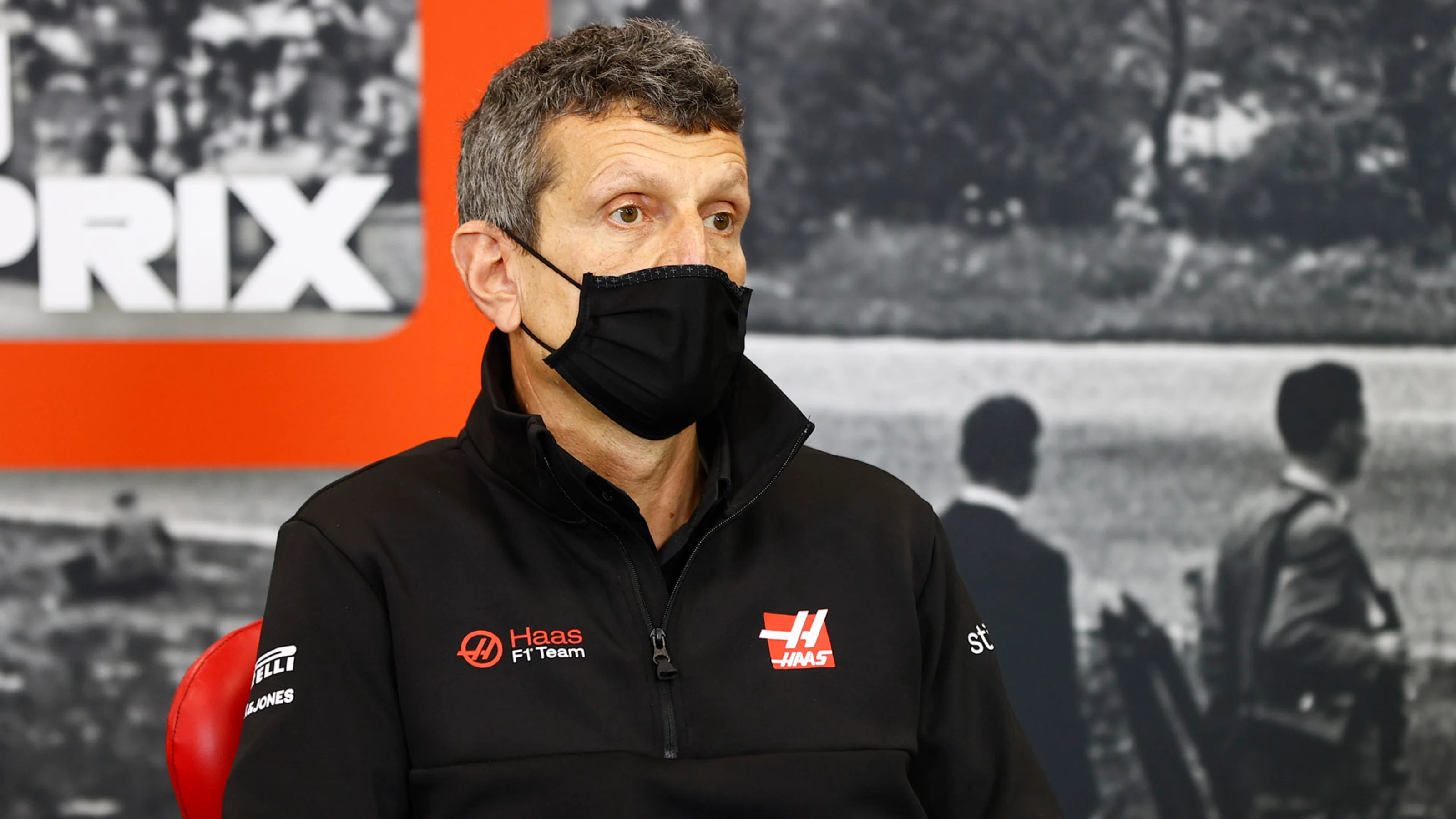 Guenther Steiner, Team Principal, Haas F1 in the press conference