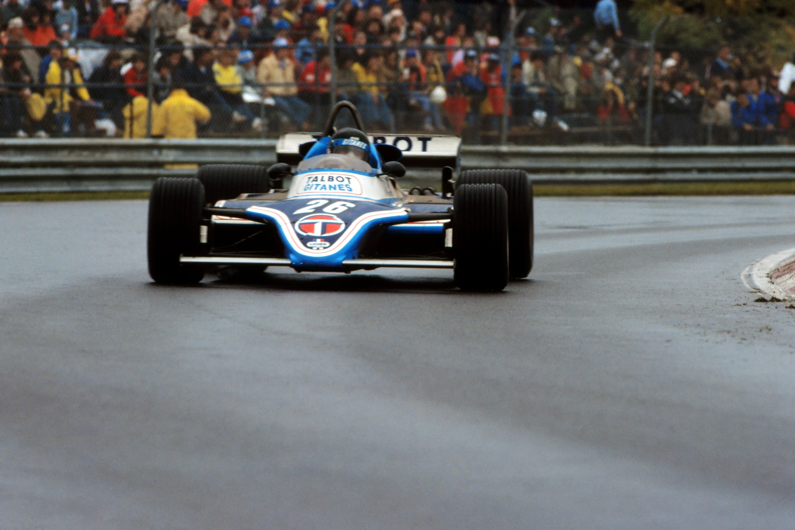 Race winner Jacques Laffite (FRA), Ligier JS17. Canadian Grand Prix, Rd14, Montreal, Canada, 27