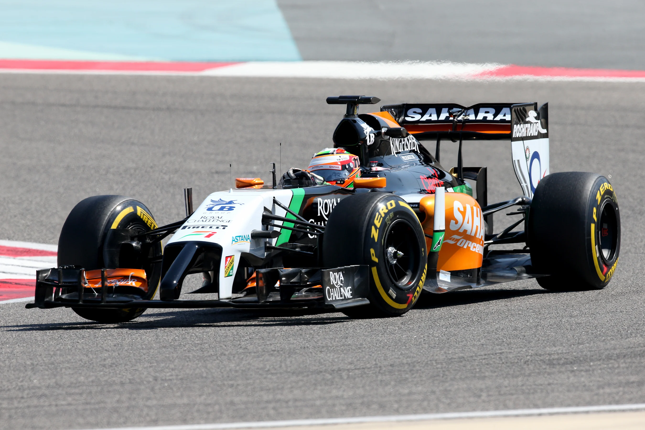 Sergio Perez (MEX) Force India VJM07. Formula One Testing, Day Four, Bahrain International