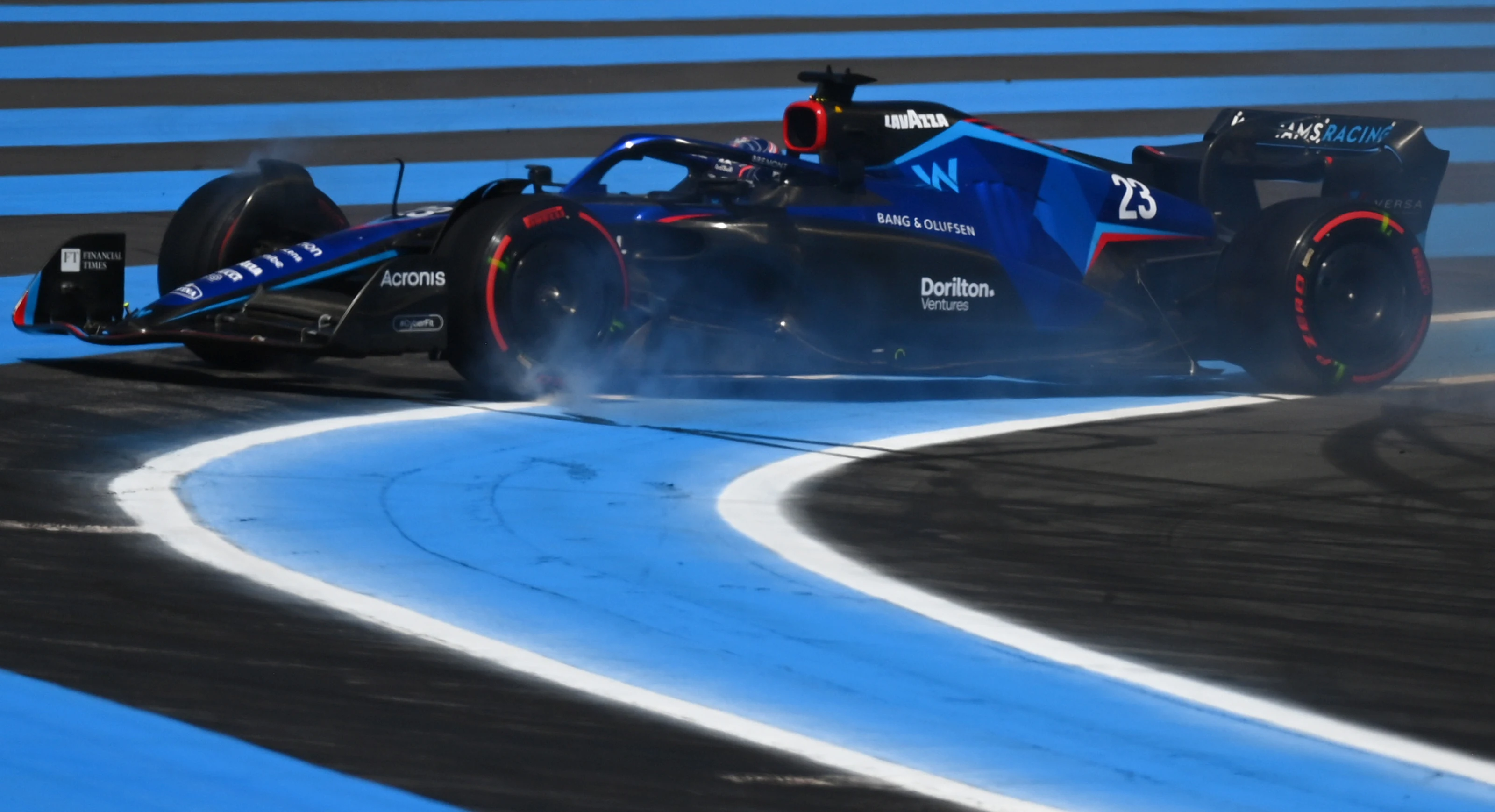 LE CASTELLET, FRANCE - JULY 23: Alexander Albon of Thailand driving the (23) Williams FW44 Mercedes