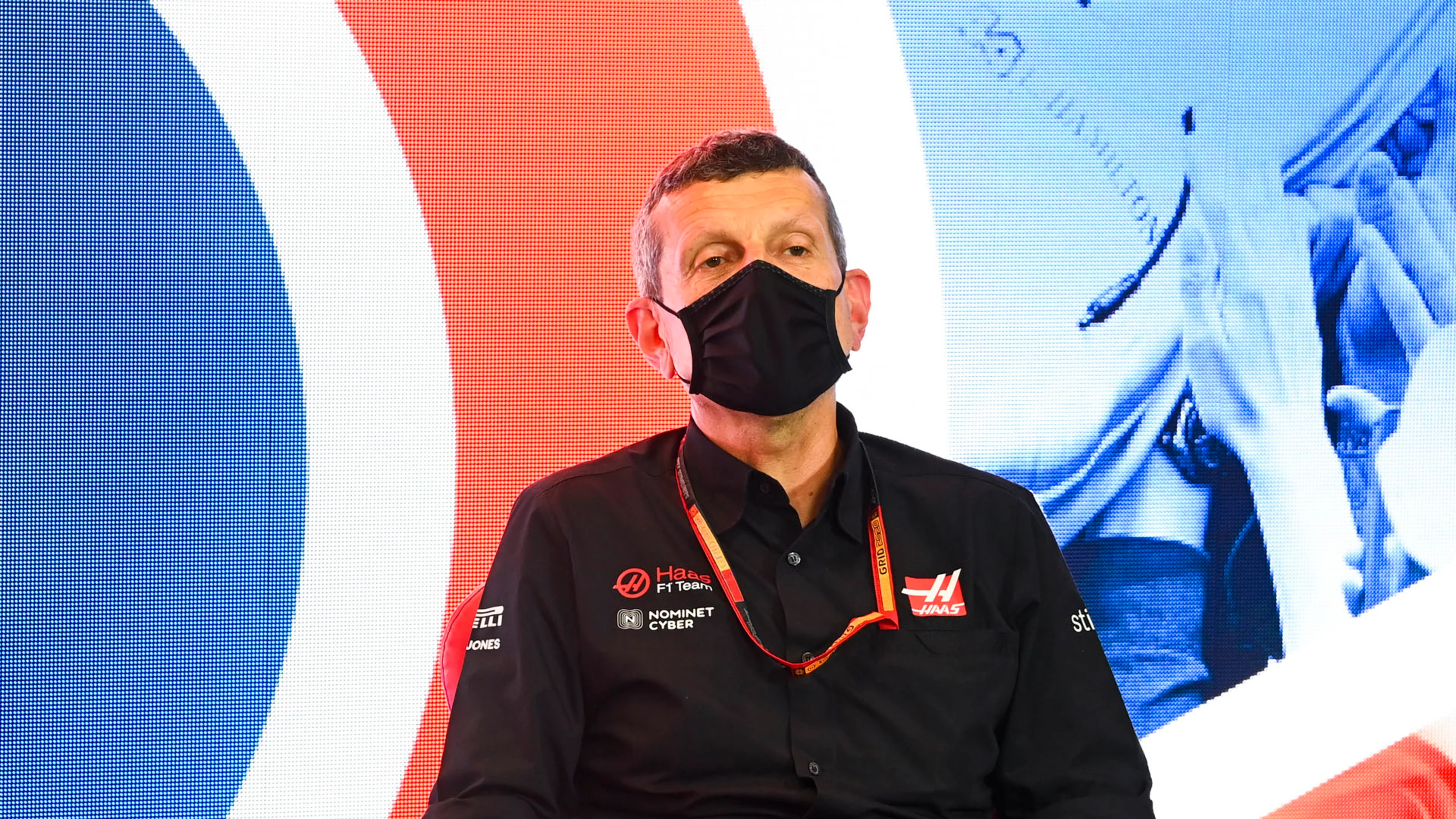 Guenther Steiner, Team Principal, Haas F1 in the press conference