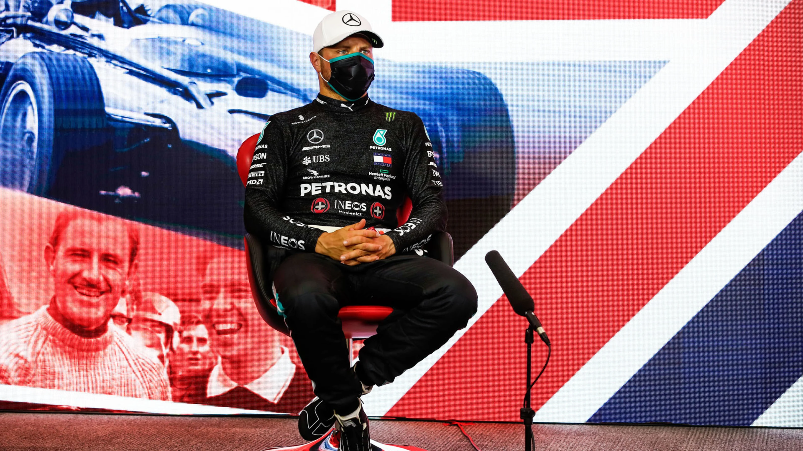 BOTTAS Valtteri (fin), Mercedes AMG F1 GP W11 Hybrid EQ Power+, portrait, qualifying press