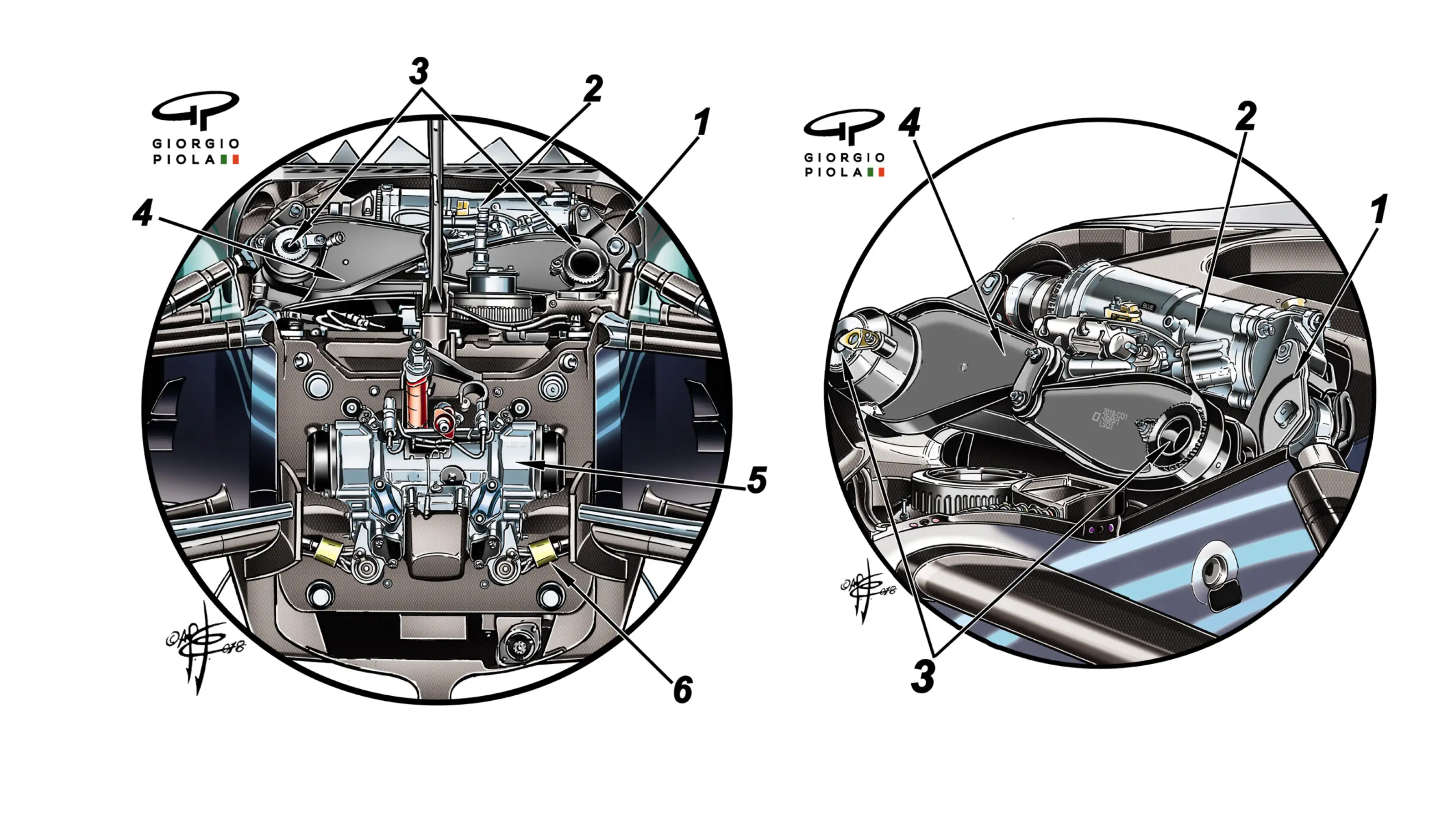 045-018 MERCEDES F  SUSPENSION  