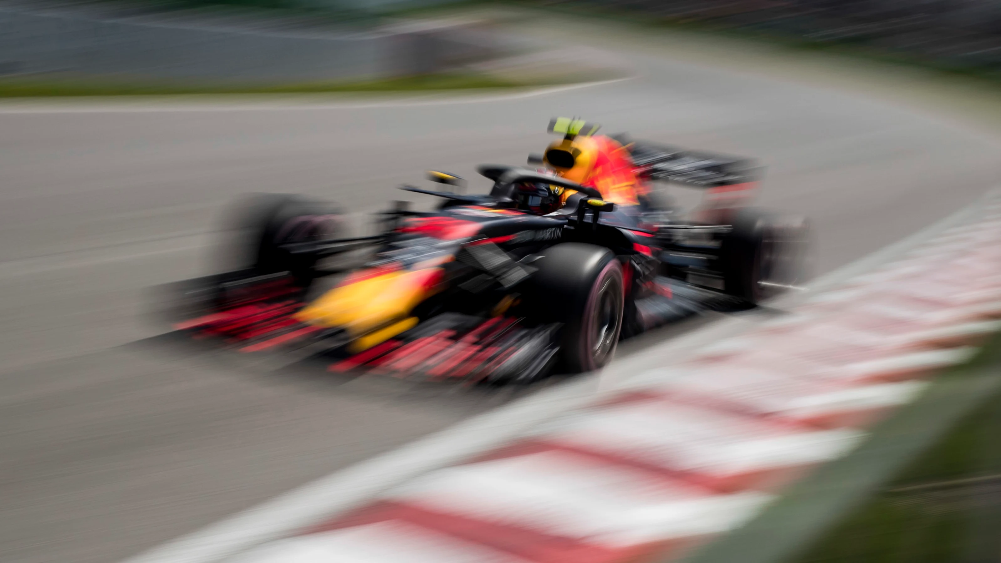 CIRCUIT GILLES-VILLENEUVE, CANADA - JUNE 08: Max Verstappen, Red Bull Racing RB14 Tag Heuer during