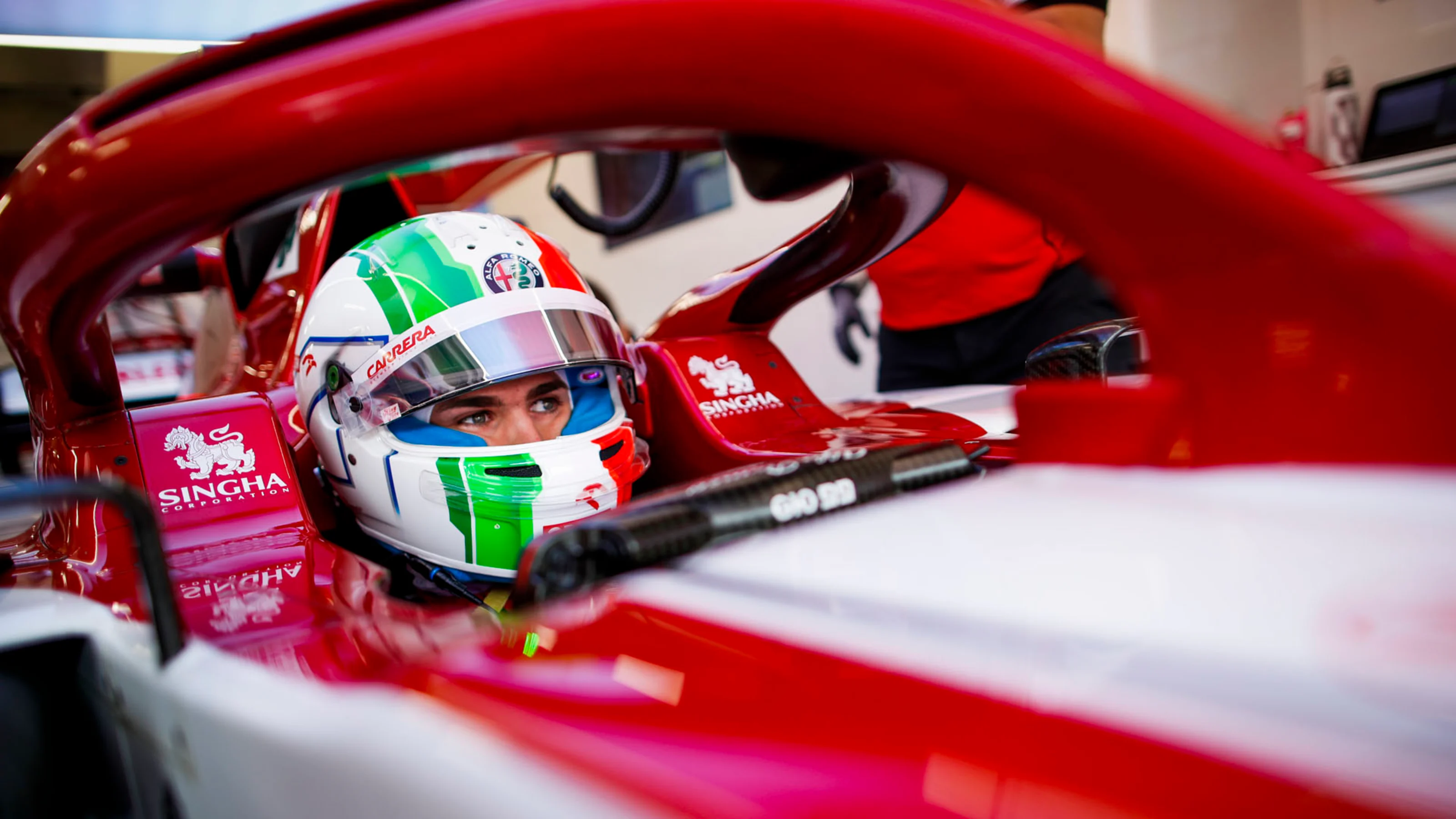 GIOVINAZZI Antonio (ita), Alfa Romeo Racing ORLEN C39, portrait during the Formula 1 Aramco Magyar