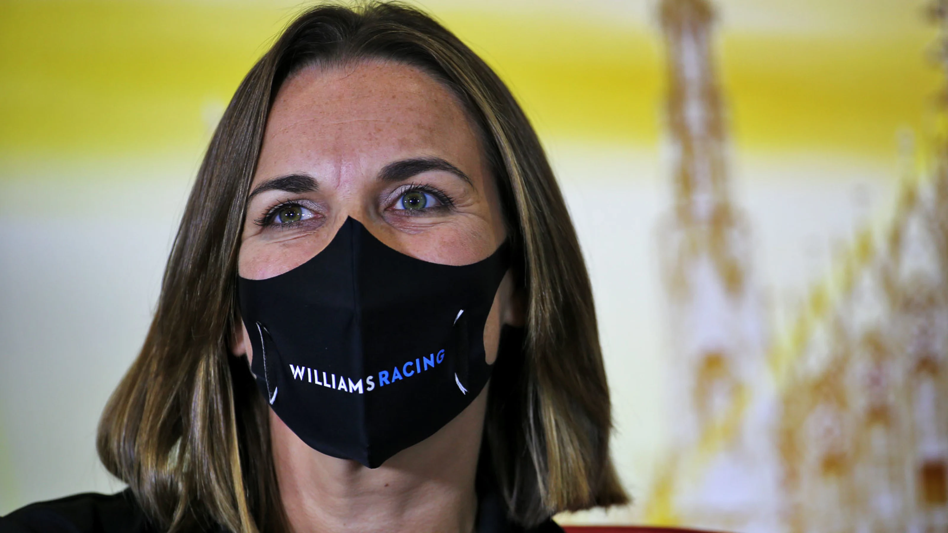 Claire Williams (GBR) Williams Racing Deputy Team Principal in the FIA Press