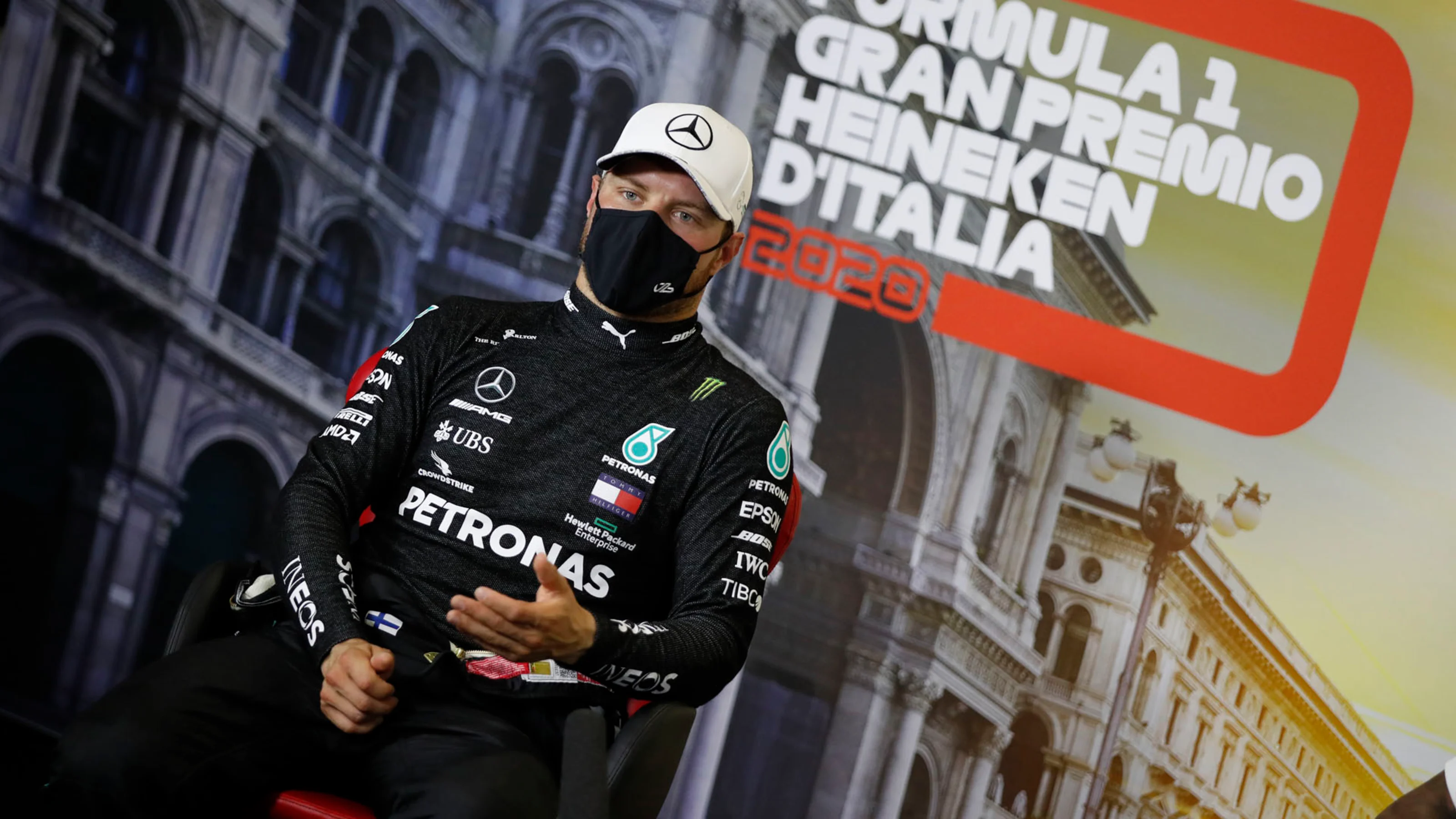 BOTTAS Valtteri (fin), Mercedes AMG F1 GP W11 Hybrid EQ Power+, portrait during the Formula 1 Gran