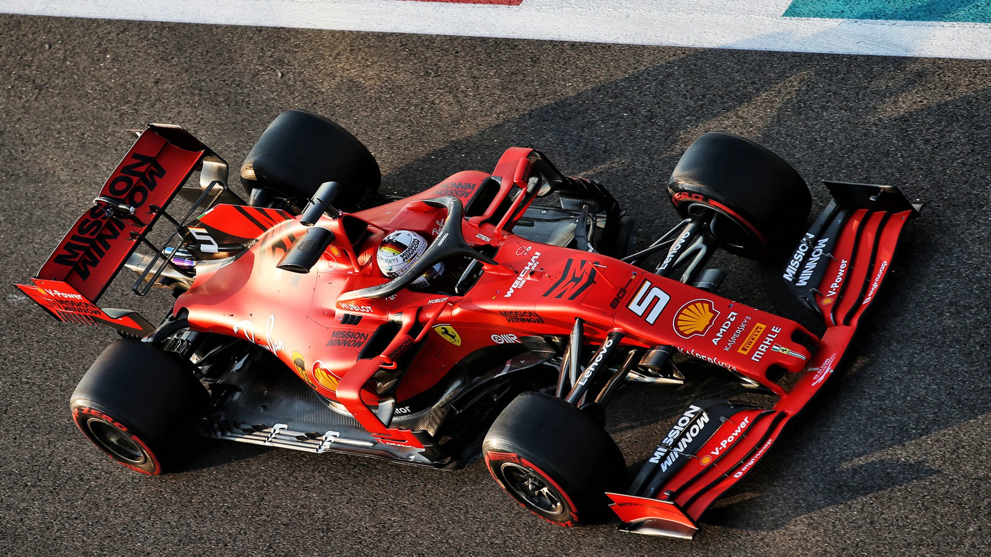 Sebastian Vettel (GER) Ferrari SF90.
03.12.2019. Formula 1 Testing, Yas Marina Circuit, Abu Dhabi,