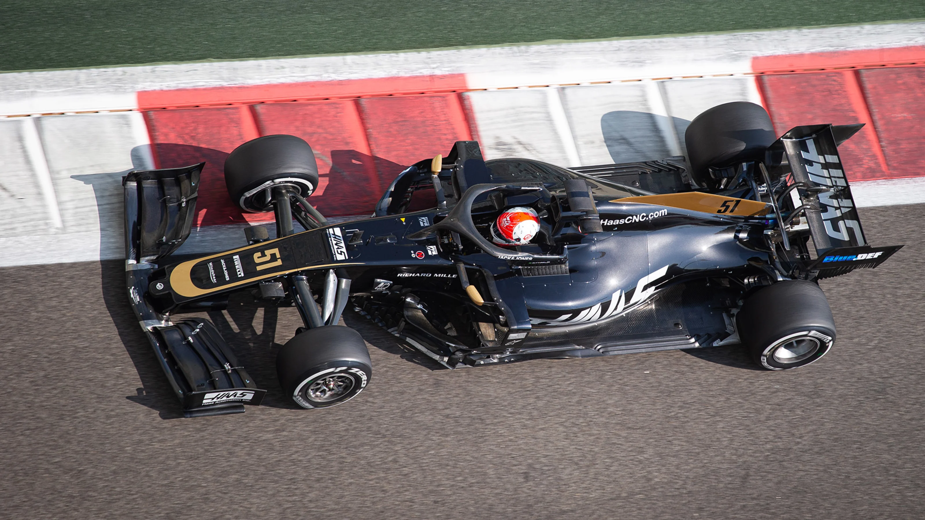 Pietro Fittipaldi (BRA) Haas VF-19 Test Driver.
04.12.2019. Formula 1 Testing, Yas Marina Circuit,