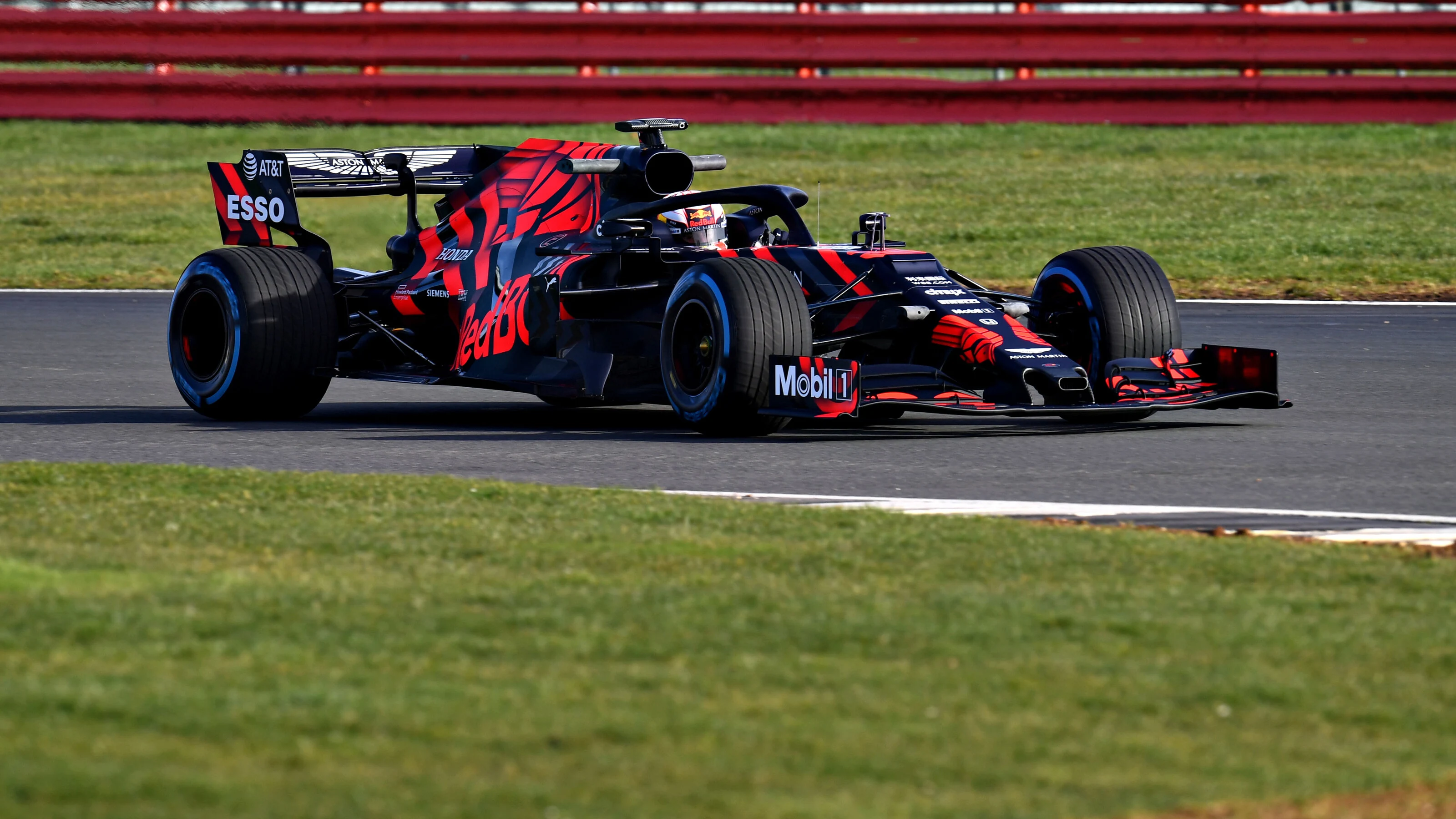 NORTHAMPTON, ENGLAND - FEBRUARY 13: Max Verstappen of the Netherlands driving the (33) Aston Martin