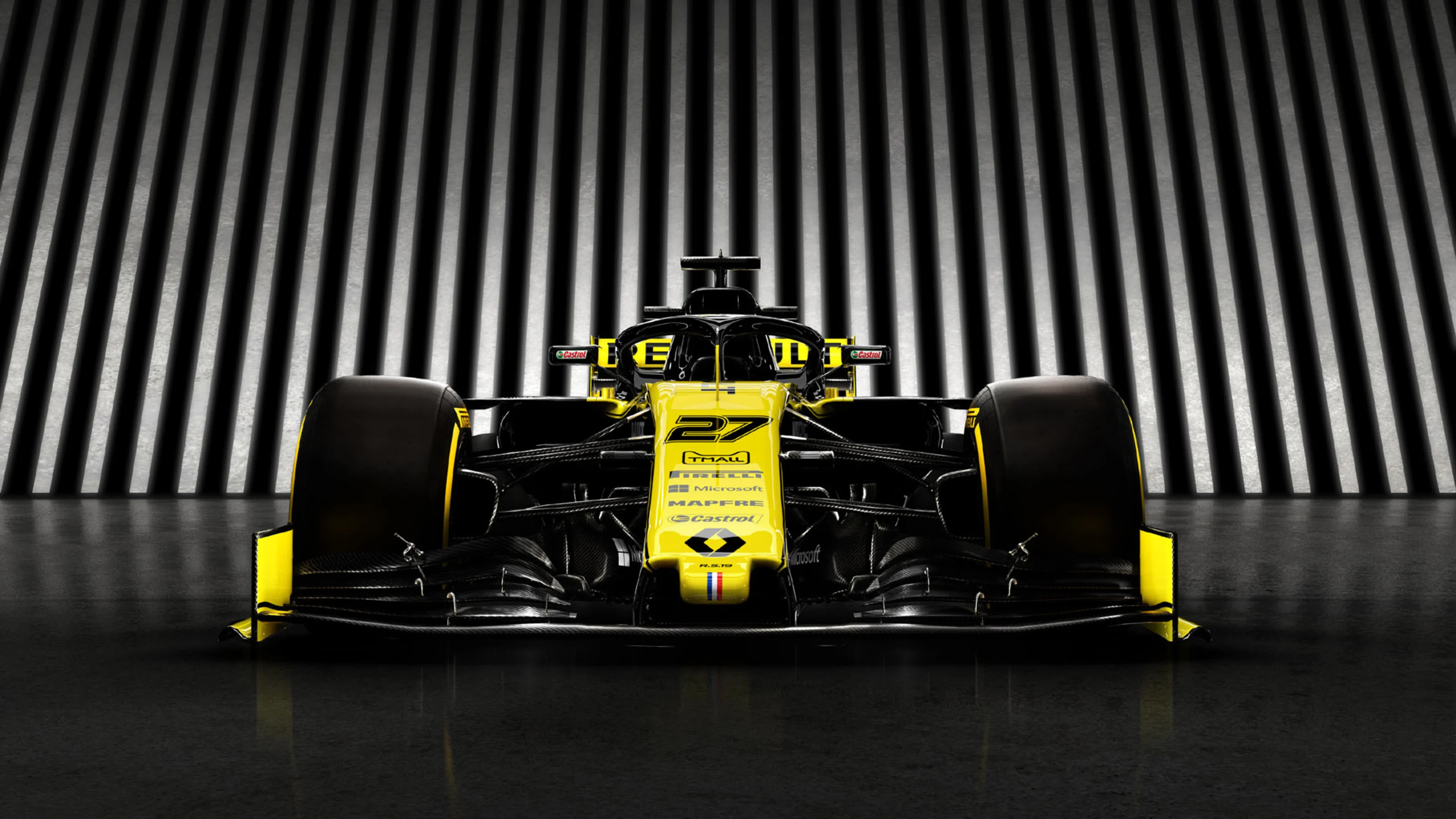 The Renault Sport F1 Team RS19.
Renault Sport F1 Team RS19 Launch, Tuesday 12th February 2019,